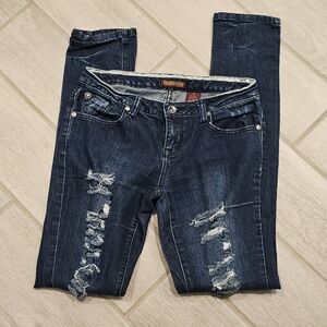 ZD Premium Ripped Skinny Womens Jeans (Size 7)